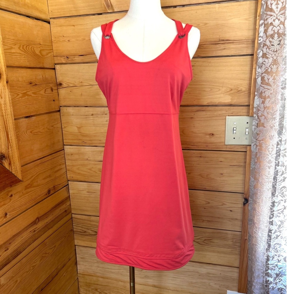 Merrell Activewear Athletic Hiking Tennis Skater Dress Medium Coral Pink UPF 50+